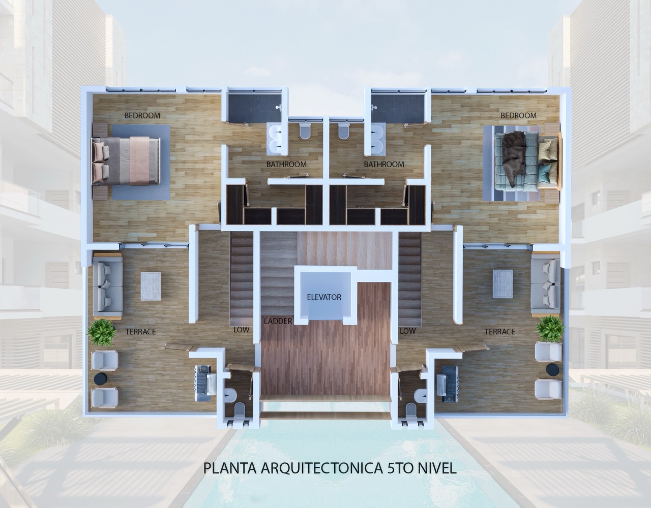Destinario - Penthouse blisko oceanu z przestronnym tarasem