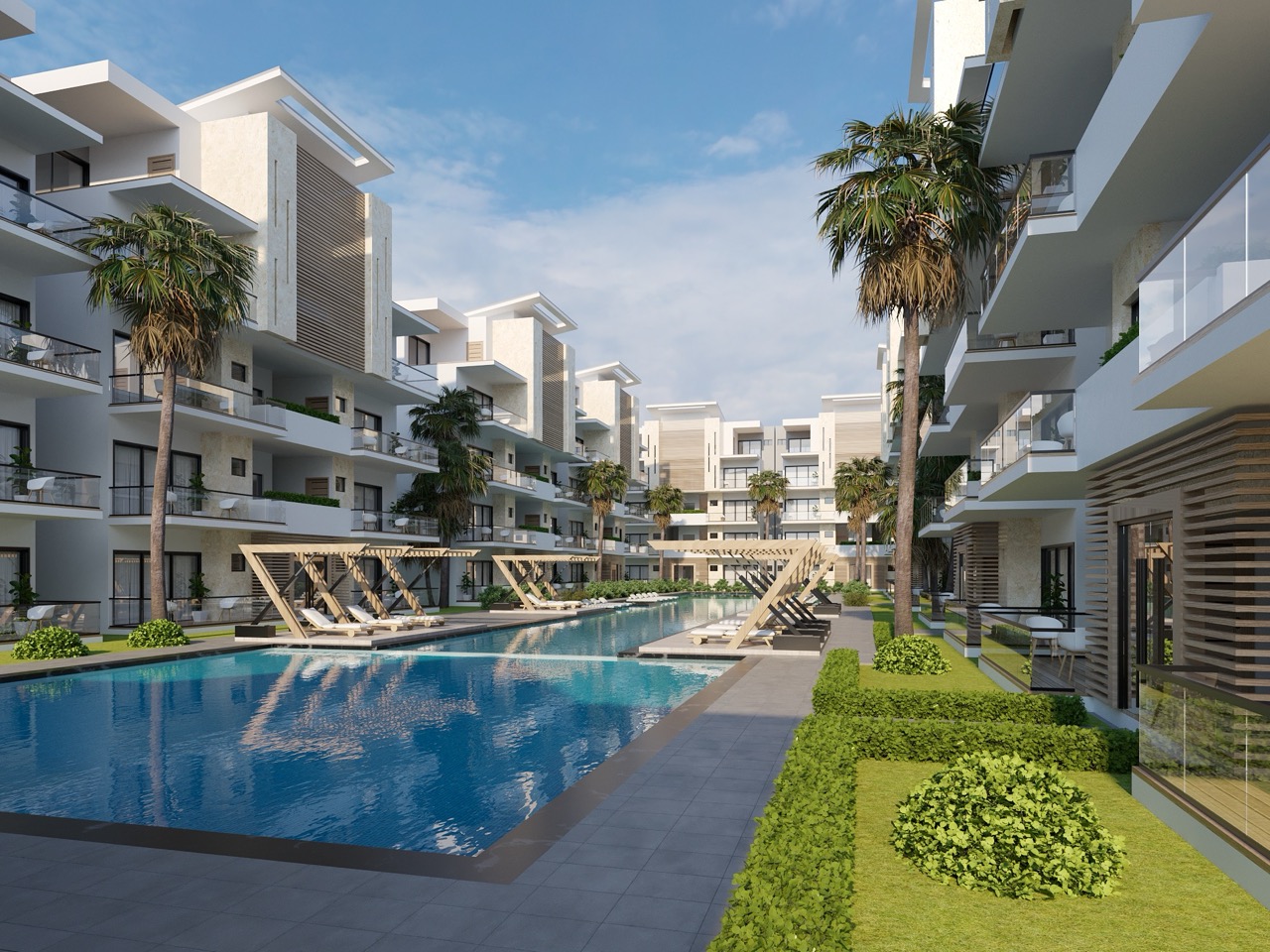 Okyanusa yakın, geniş teraslı penthouse