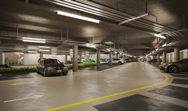 Osiedle z podziemnym parkingiem w Bayahibe