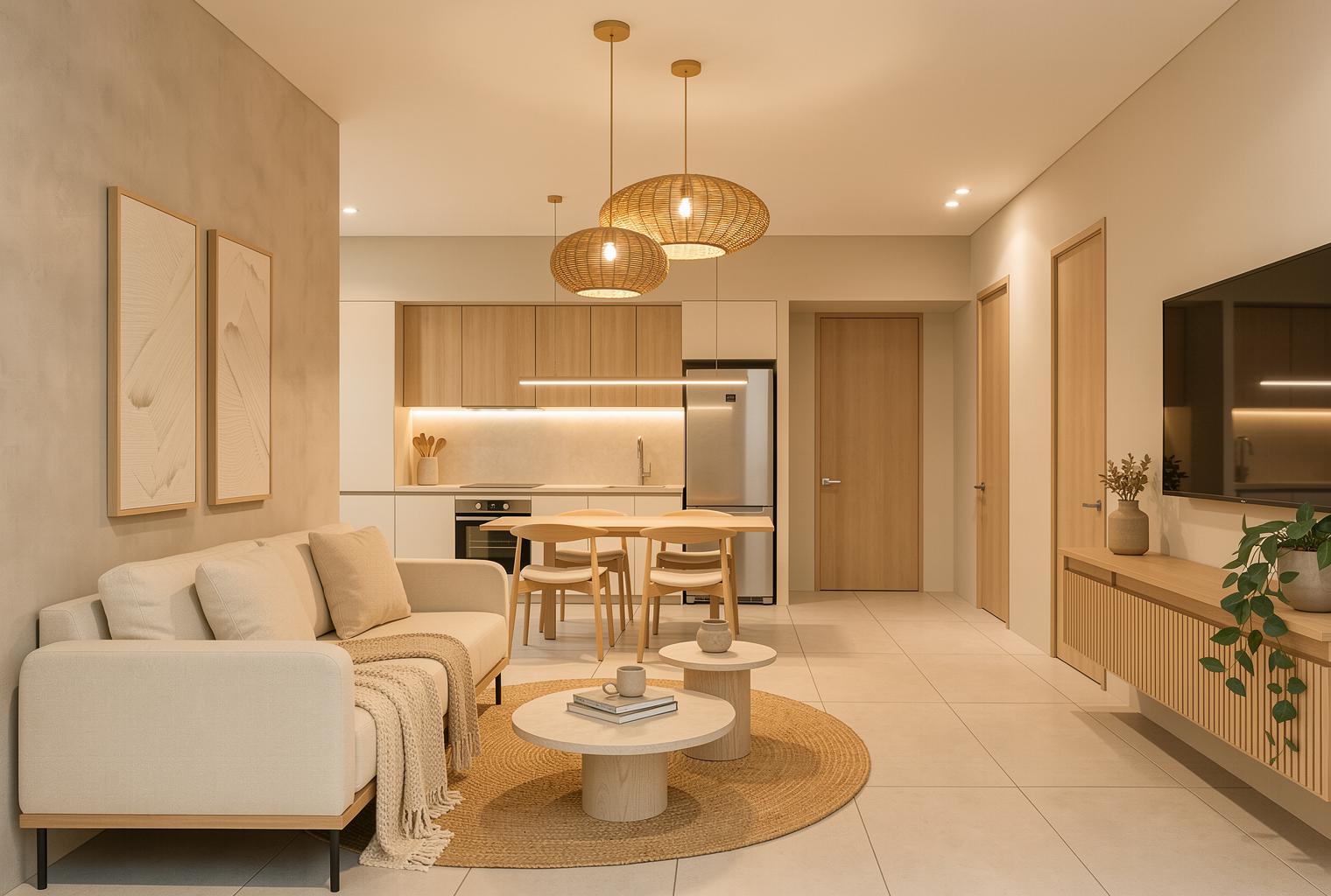 Apartament z 3 sypialniami w Dominicus